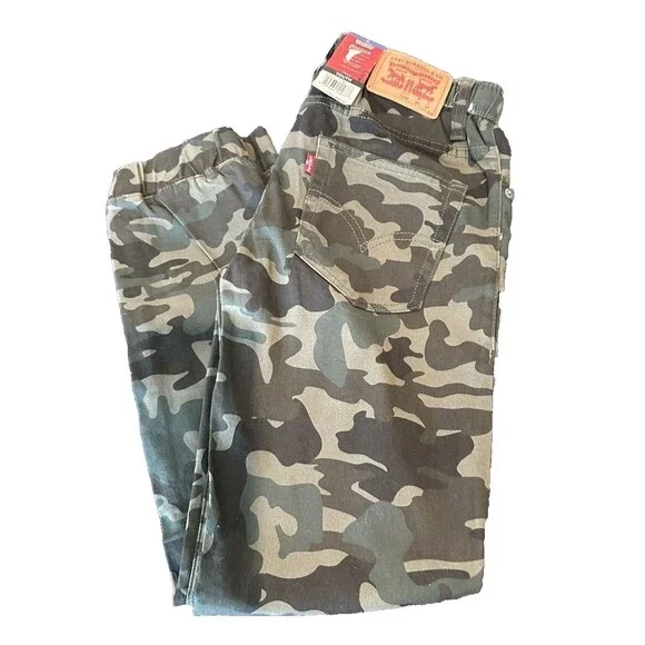 Levi Strauss & Co Youth Camo Jogger Jeans Size 12 Reg Brand NEW with Tags - Picture 8 of 11